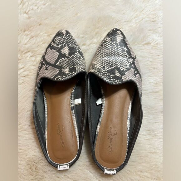 Universal Thread Faux Snakeskin Flats Women's Slip On Shoes Size 9 - Picture 7 of 9